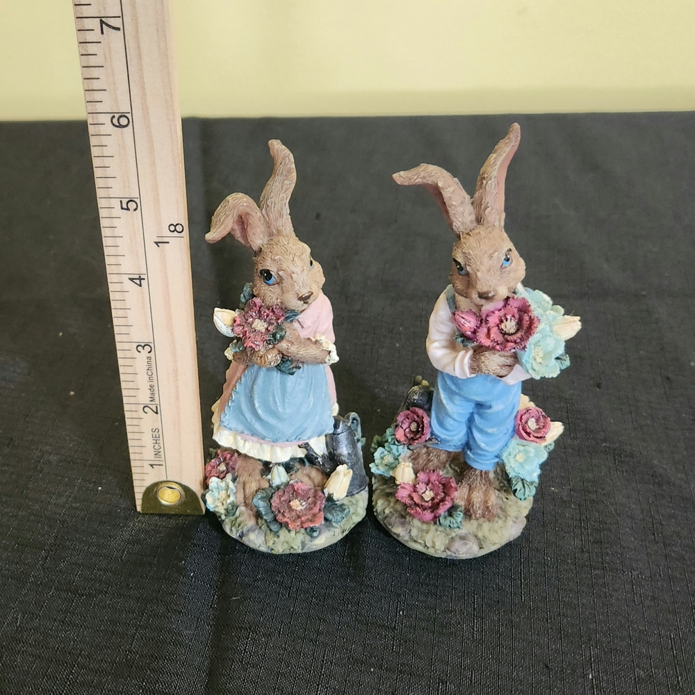 K's Collection Easter Rabbit Figures - Picture 2 of 2